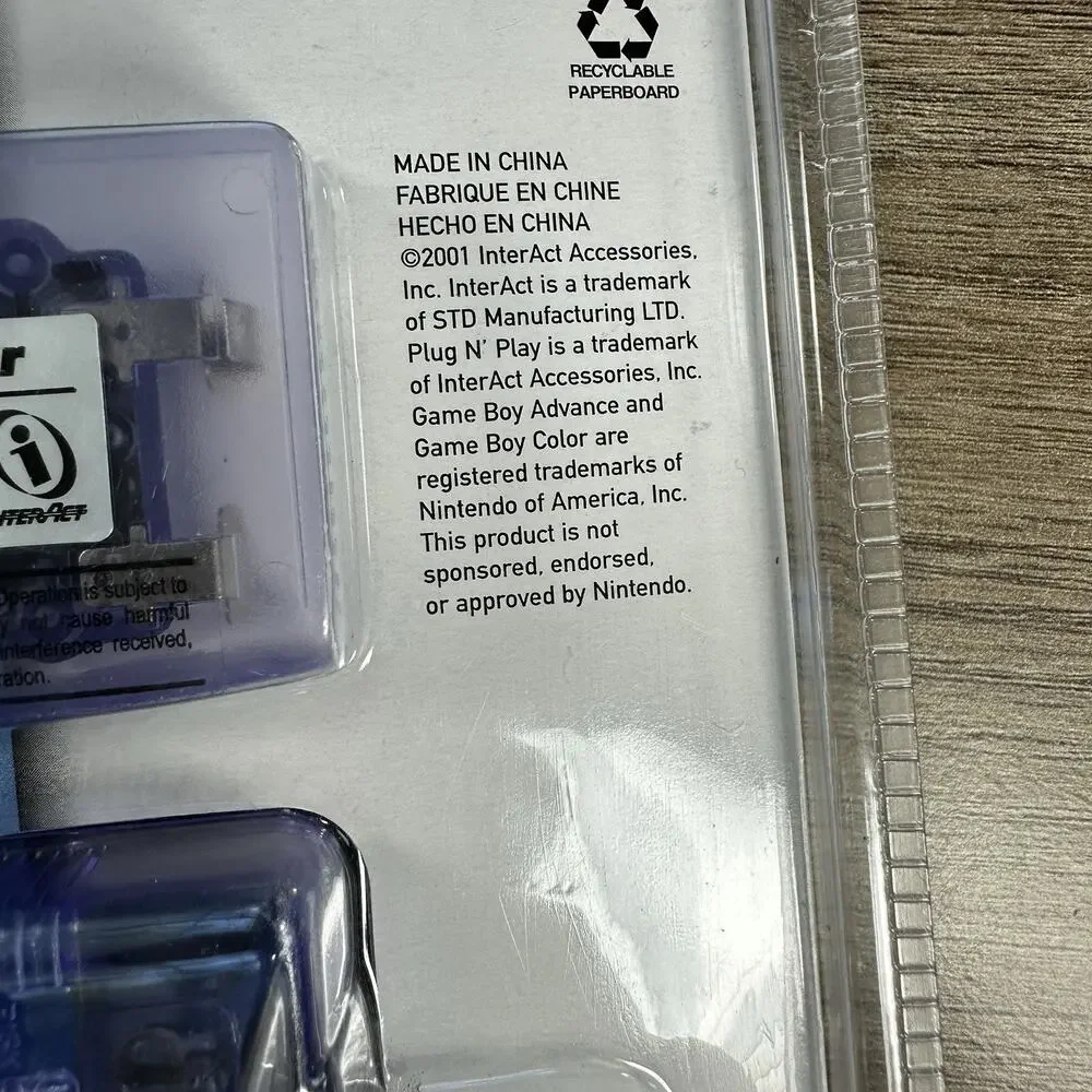 Gameboy Plug N Play Car Adapter Pack Game Pro Gear New In Box - GBA & GB Color